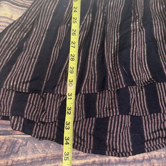 Rails Jasmine Midas Tiered Metallic Stripe Mini Dress Women's Size S - Picture 5 of 6